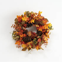 オータムデコレーションリース-2