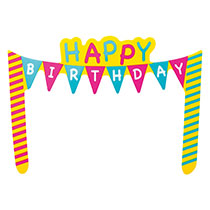 バースデイケーキピック/ガーランド-4