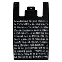 ブラックフレンチレジバッグ-XL(W450×H750×D200): レジ袋・手提げ袋
