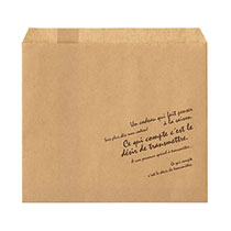 BKFブラウンペーパーフラットバッグ-2