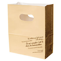 BKFブラウンプチペーパーバッグ-S