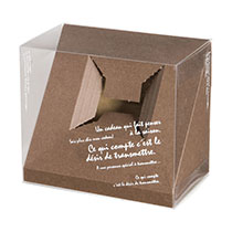 BKFフラワークリアワイドBOX-S/斜めスタンド