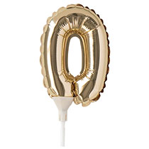 ナンバーバルーンフラワーピックM-0