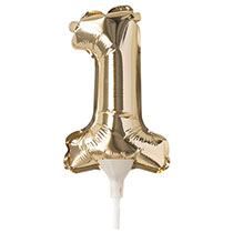 ナンバーバルーンフラワーピックM-1