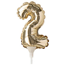 ナンバーバルーンフラワーピックM-2