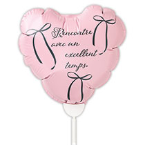 バルーンフラワーピックL-3／リボン