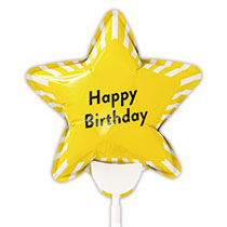 バルーンフラワーピックS-5/BIRTHDAY