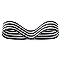 ボーダーブラックグログランリボン-1