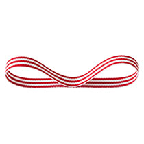 ボーダーレッドグログランリボン-2