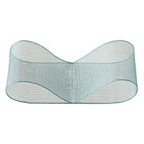 ブリアンオーガンジーリボン-3/アッシュブルー