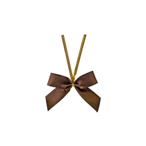 サテンリボンワイヤータイブラウン-1