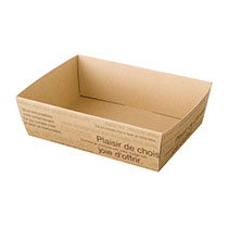 カフェオレペーパーギフトトレイ-1/ハーフ