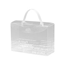 カフェオレハンドル付クリアPPBOX-M