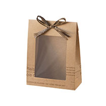 カフェオレ窓付ギフトボックス-S