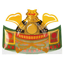 こどもの日ジップ付バッグ-S／かぶと