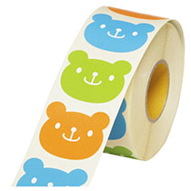 キャンディベアロールシール