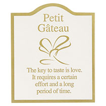 PETIT GATEAUゴールドシール