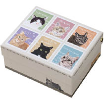 チャリティーアニマルコレクション貼箱-1/猫