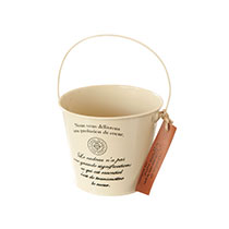 カンパーニュブリキバケツ-S/アイボリー