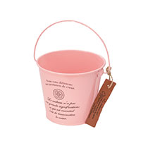 カンパーニュブリキバケツ-S/ピンク