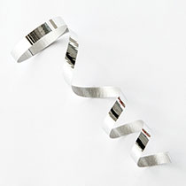 カーリングリボン(銀)