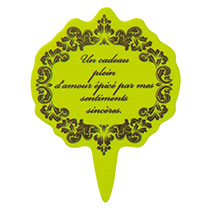 シャルマンケーキピック/グリーン-1