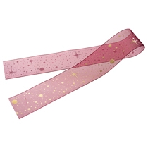 クリスタルオーガンジーリボン/レッド-1