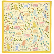 コットン風呂敷-2/フラワーキャット