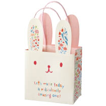 クレヨンダイカットペーパーバッグ-1／ウサギ