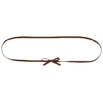 リボンゴムタッグ-1／ダークブラウン