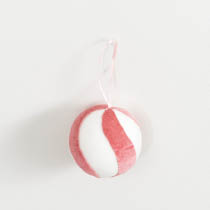 パステルデコレーションボール-10／レッド