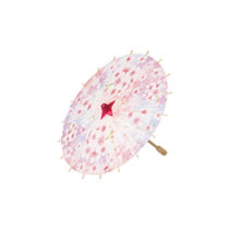 さくらデコレーション和傘-3/紫