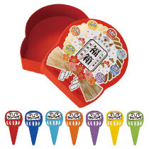 七色だるま福箱-L