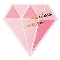 ダイヤモンドケーキピック/ピンク-1