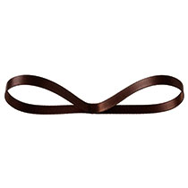 両面サテンリボンBROWN6mm