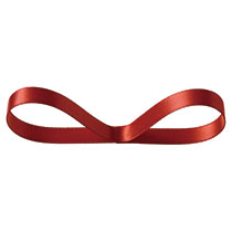 両面サテンリボンSCARLET10mm