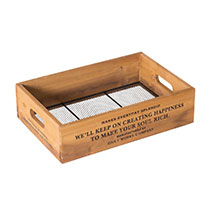 デイリーワークスウッドメッシュボックス-L