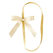 リボンゴムタッグエレガントゴールド-2