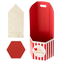 イージーフラワーペーパーボックス-L/ストライプ