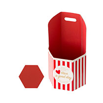 イージーフラワーペーパーボックス-S/ストライプ