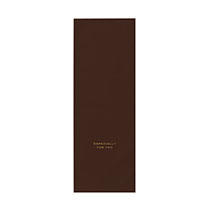 梨地縦長バッグブラウン-TBL