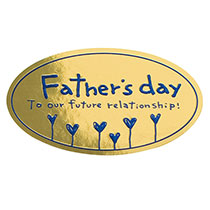 父の日シール-10:ハートフラワー