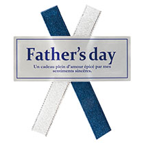 父の日シール-11:ブルー・シルバー