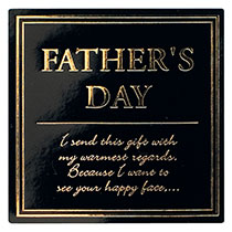 父の日シール-7:ブラック