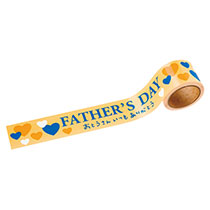 ファザーズデイシール付ロール棚ポスター