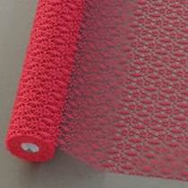 ファブリックレースロール-5/レッド