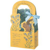 フラワーアニマルダイカットボックス-1／リス