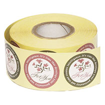 エレガント2色アソートロールシール