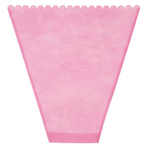 不織布ハンドブーケバッグS-ピンク