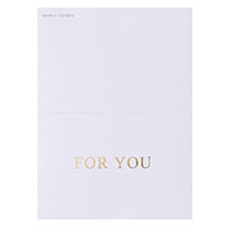 二つ折メッセージギフトカード-3/FORYOU
